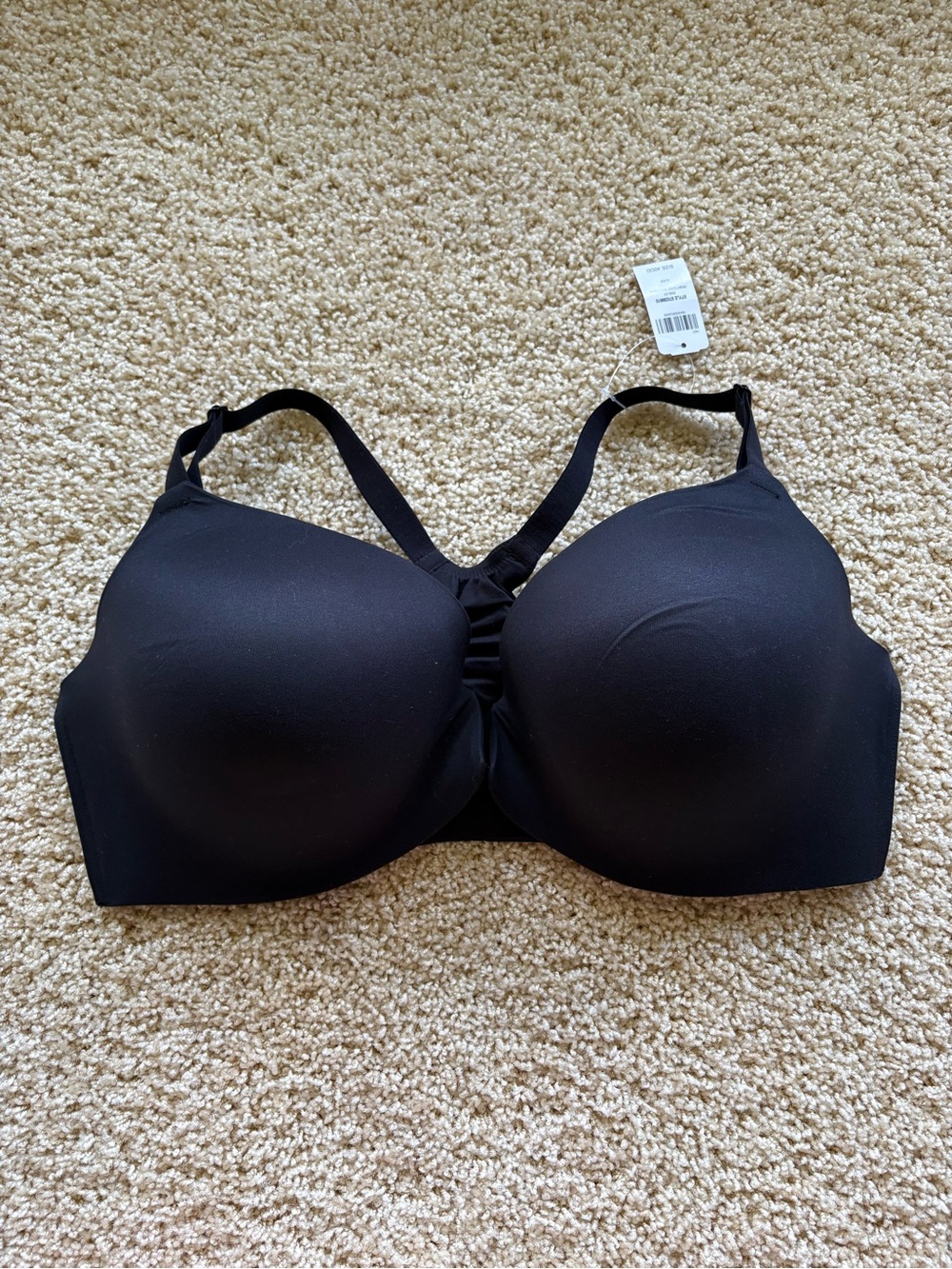Soma‎ Front Close Racerback Bra Black 40DD NWT Full Coverage